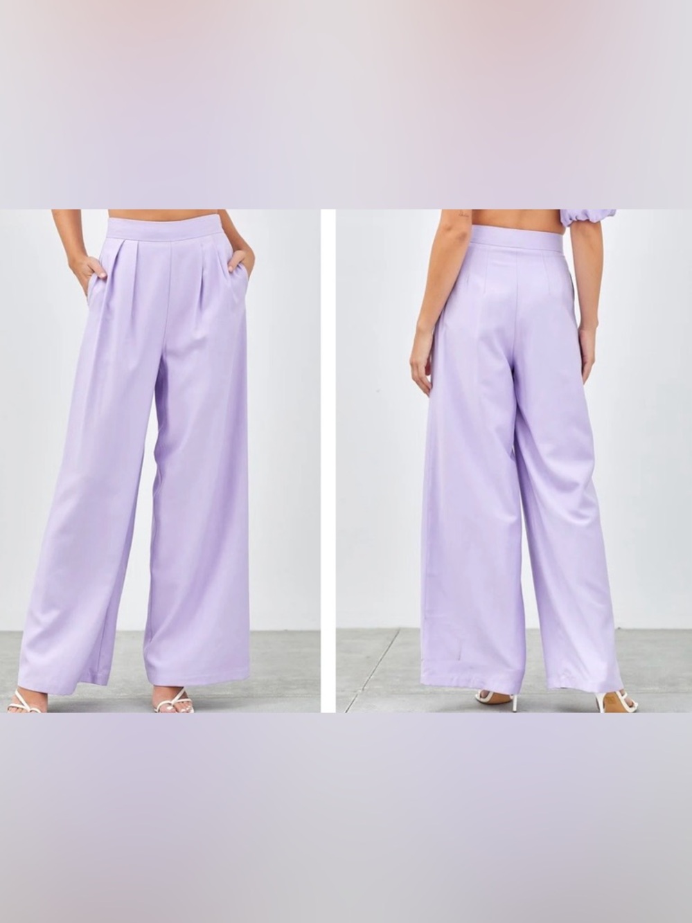 Wide Leg Lavender EcoCosy Pants for Women SO SOFT